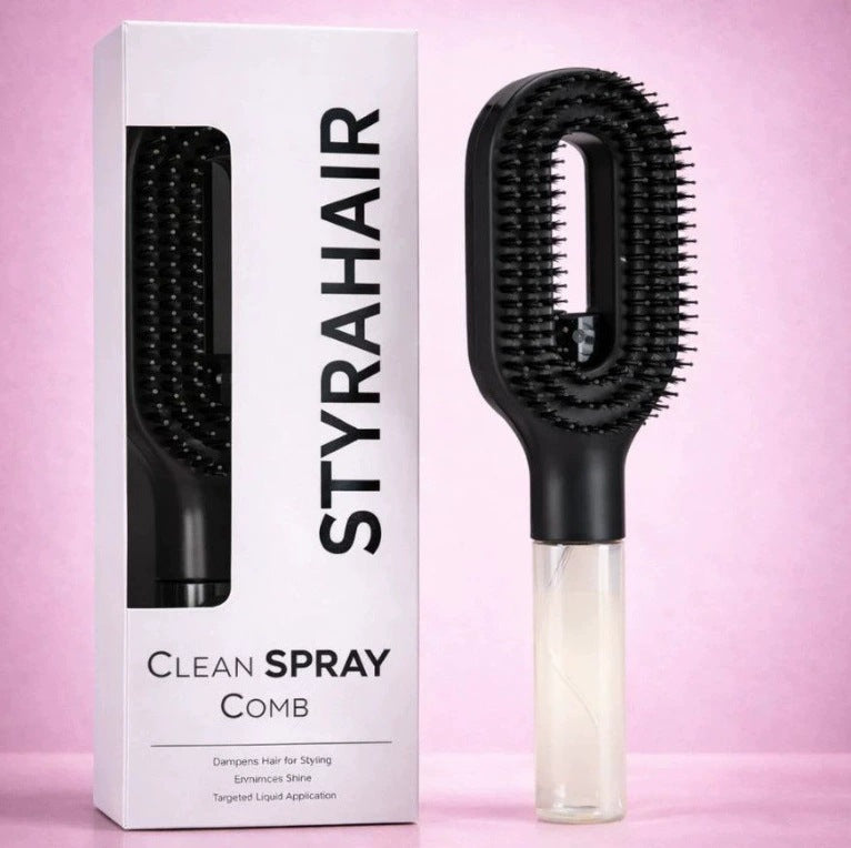 Water Spray Hair Comb with Anti-Static Handle