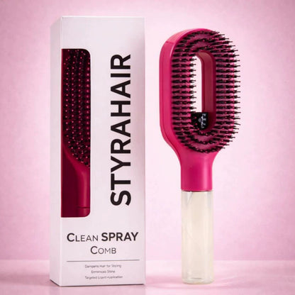 Water Spray Hair Comb with Anti-Static Handle