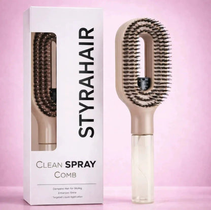 Water Spray Hair Comb with Anti-Static Handle